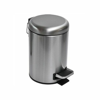 TENDANCE Kanta za smeće na pedalu, soft close, metal, krom 3 l