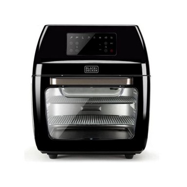 BLACK+DECKER Friteza s pećnicom BXAFO1200E, 1700 W, 12 L, crna