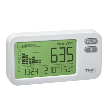 TFA CO2 monitor za vrijeme Airco2ntrol COACH 31.5009.02