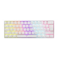 WHITE SHARK Tipkovnica GK-2022 Shinobi, bijela, RGB, smeđi switch, mehanička, US layout, USB