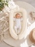 MY SWEET BABY Gnijezdo za bebe Premium, dvostrano, krem
