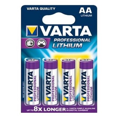 VARTA Baterija AA Ultra Lithium LR6, 1,5 V, 4 kom