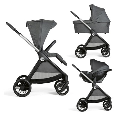 CHICCO Kolica 3u1, Bellagio2, komplet, Black Satin