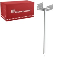 EUROVENT nosač sljemenske letve tip G s čavlom, 40 x 260 mm