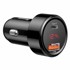 BASEUS Auto punjač Magic, crni, USB + USB-C QC 4.0, PD 45W