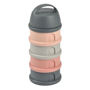 BEABA Spremnik za mlijeko u prahu, mineralno siva i roza