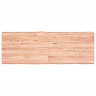 Stolna ploča svjetlosmeđa 140x50x6 cm od obrađene hrastovine