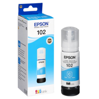 EPSON Tinta ECOTANK 102 C13T03R240 ORIGINAL, cyan