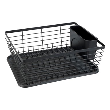 WENKO Crni ocjeđivač za posuđe Drip