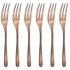 SAMBONET Set vilica za kolače Taste 6 kom. bakar
