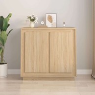 Komoda od konstruiranog drva, 80 x 34 x 75 cm, sonoma hrast