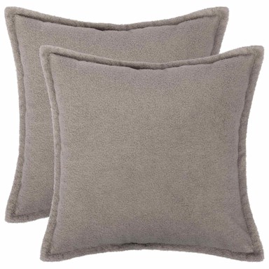 HOUTEN Presvlake za jastuke 2 kom. 35 x 35 cm, svjetlosivi bouclé