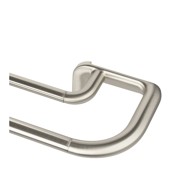 UMBRA Karniša Twilight željezna proširiva/dupla, 76-213 cm