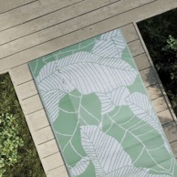 Vanjski tepih ARAKIL zeleni 80 x 150 cm, PP, list