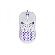 WHITE SHARK Miš Naginata Premium Line, žičani, bijeli