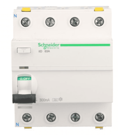 SCHNEIDER IID 4p 63A 300mA diferencijalni prekidač tip A A9Z24463