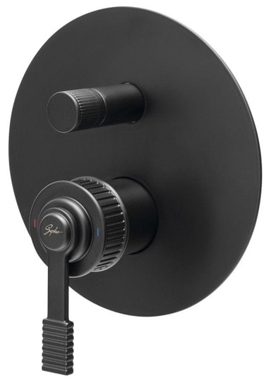 SAPHO Ugradbena tuš miješalica Versi, 2 izlaza, crna mat