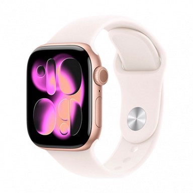 APPLE Watch Series 11 (2025) GPS 42 mm rose gold aluminij sa sportskom narukvicom S/M svijetlo roza