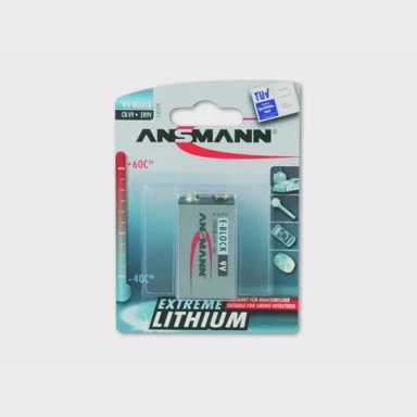 ANSMANN Baterija, 1xE, litij, 9 V