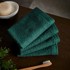 CATHERINE LANSFIELD Zeleni brzosušeći pamučni ručnici u setu 4 kom 30x30 cm Quick Dry