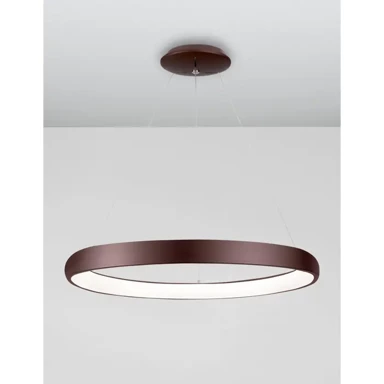 NOVA LUCE Visilica Albi LED 80 W, 3000 K, 4000 lm, dimm, IP20 NL8105609, smeđa