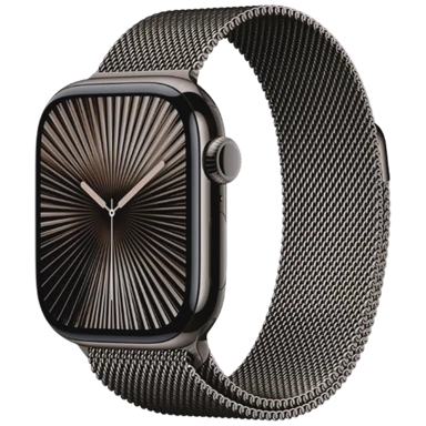 APPLE Pametni sat S10 4G, 42mm, Slate Titanium, sivi metalni remen