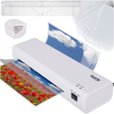 IZOKSIS Laminator 4 u 1, 500 W, A4, bijela