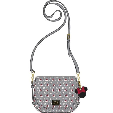 LOUNGEFLY Torba disney minnie sm gray aop xbody, siva