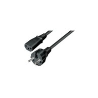 TRANSMEDIA Naponski kabel, Schuko, IEC 320 plug, 1.5m