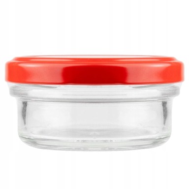 BE Staklenka 65 ml s poklopcem