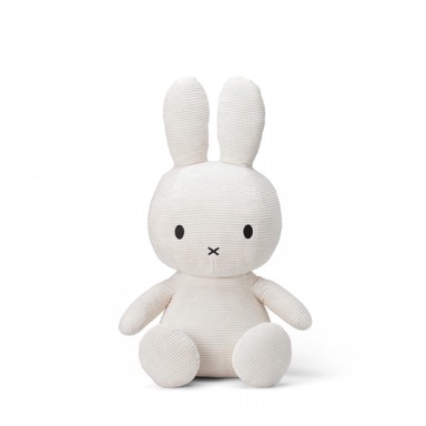 MIFFY Plišana igračka Zeko Corduroy, prljavo bijela, 50 cm