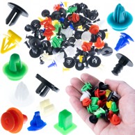 ROSFIX Set univerzalnih automobilskih spojnica, 1–4 cm, plastične, višebojne, 100 komada