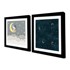 WALLITY Dječje slike u setu od 2 kom Night 33x33 cm
