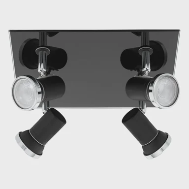 Reflektor, Tamara 1, 33678, LED GU10, 4x3,3W, 4x240 lm, IP44, krom/crna