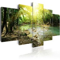 Slika Forest river 100x50