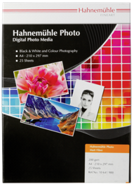 HAHNEMÜHLE Foto papir Photo Matt Fibre A4 200 g (25 listova), toplo bijela