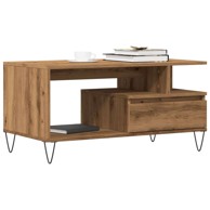 Stol za kavu 90x49x45 cm izrađeno drvo - hrast artisan