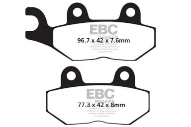 EBC Kočione pločice FA214, set za 1 disk