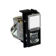 BTICINO Utičnica LNOW KG4279C6AS STP RJ45 C6A 1M, crna