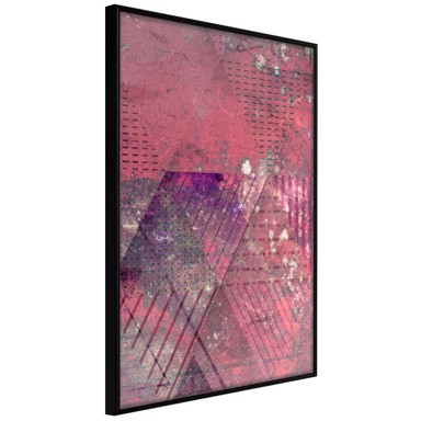 Poster Pink Patchwork III 40x60