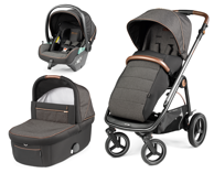 PEG PEREGO Dječja kolica Veloce TC Lounge 3u1, siva