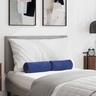 Valjkasti jastučići set 2 kom Ø15×40 cm, policijski plavi