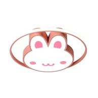 LUMELA LED stropna svjetiljka za dječju sobu, prigušiva, zeko, s daljinskim upravljačem