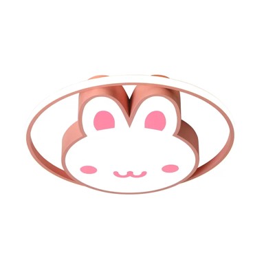 LUMELA LED stropna svjetiljka za dječju sobu, prigušiva, zeko, s daljinskim upravljačem