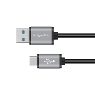 KRUGER&MATZ Kabel USB 3.0 na USB-C, 5 gbps, 1 m