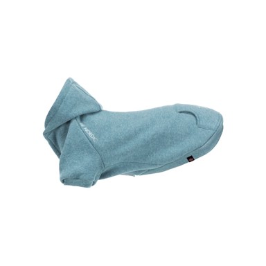 TRIXIE Majica za pse s kapuljačom Be Nordic plavo-zelena M, 50 cm