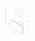 ELICA Napa PLAT - crno staklo - 55 cm