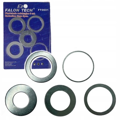 FALON-TECH Redukcijski prstenovi za pile 32 - 16 mm, 5 kom., FT0601