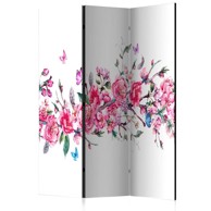 Sobna pregrada u 3 dijela Flowers and Butterflies 135x172