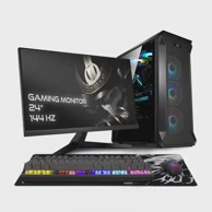 BAB Stolno računalo R5RTX4060 / AMD Ryzen 5 5600X, 32GB, 1TB SSD, NVIDIA GeForce RTX 4060, Windows 11 Pro, crni